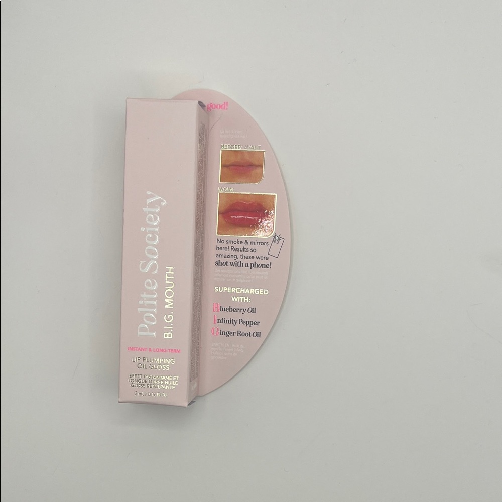 Big Mouth Lip Plumping Gloss - Pink
